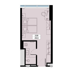 Квартира 26,5 м², студия - изображение 1