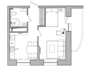 Квартира 34 м², 1-комнатная - изображение 2