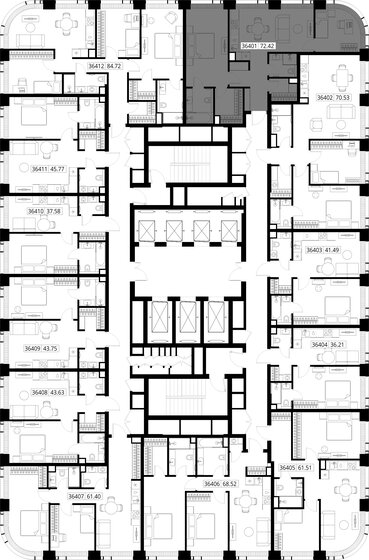 80,1 м², 2-комнатная квартира 36 053 008 ₽ - изображение 36