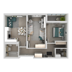 Квартира 60,2 м², 2-комнатная - изображение 1