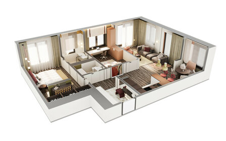 Квартира 98,8 м², 3-комнатная - изображение 3