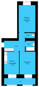 Квартира 61,5 м², 2-комнатная - изображение 1