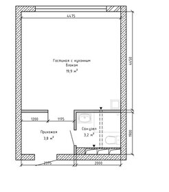 Квартира 26,8 м², студия - изображение 1