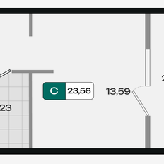 Квартира 23,6 м², студия - изображение 2