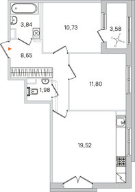 Квартира 58,3 м², 2-комнатная - изображение 1