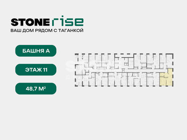Квартира 48,7 м², 1-комнатная - изображение 2