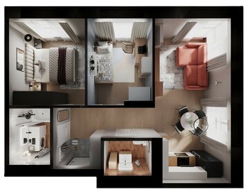 Квартира 46,1 м², 2-комнатная - изображение 3