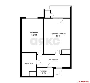 Квартира 39,9 м², 1-комнатная - изображение 1