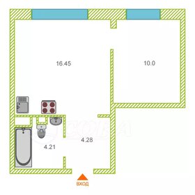 Квартира 34,9 м², 1-комнатная - изображение 1
