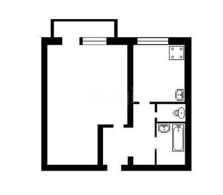 Квартира 30,8 м², 1-комнатная - изображение 5