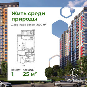 Квартира 25 м², студия - изображение 1