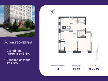 Квартира 80 м², 4-комнатная - изображение 1