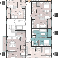 Квартира 62,2 м², студия - изображение 2