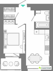 Квартира 36,6 м², 1-комнатная - изображение 1