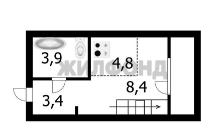 Квартира 29 м², студия - изображение 1
