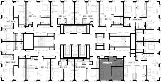 Квартира 35,2 м², 1-комнатная - изображение 2