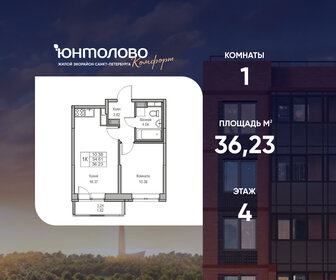 Квартира 36,2 м², 1-комнатная - изображение 1