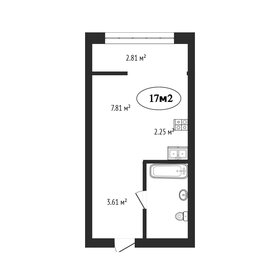 Квартира 17 м², студия - изображение 4