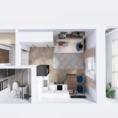 Квартира 21,9 м², студия - изображение 5