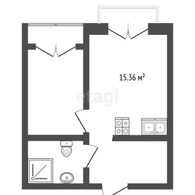 Квартира 35,2 м², 1-комнатная - изображение 1