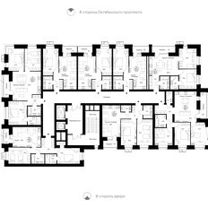 Квартира 67,1 м², 2-комнатная - изображение 2