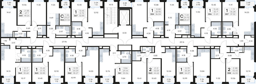 Квартира 36 м², 1-комнатная - изображение 2