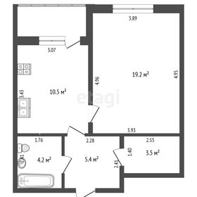 Квартира 43,1 м², 1-комнатная - изображение 1