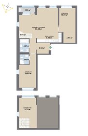 Квартира 109,6 м², 2-комнатная - изображение 2