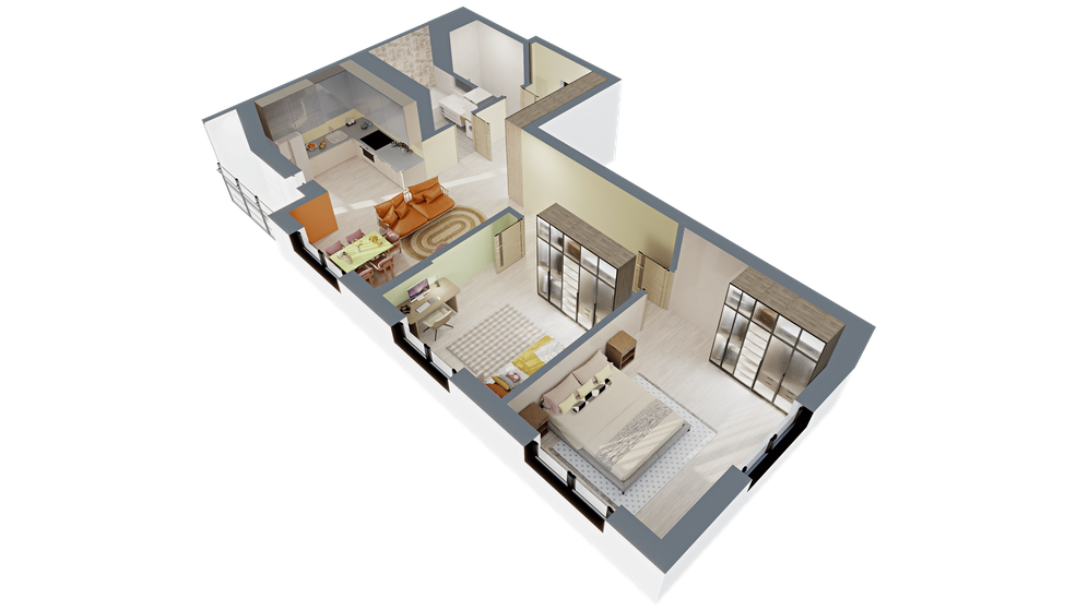 66,3 м², 3-комнатная квартира 5 699 000 ₽ - изображение 64