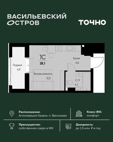 Квартира 28,2 м², студия - изображение 1