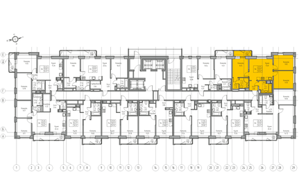Квартира 63,4 м², 3-комнатная - изображение 2