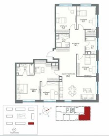 Квартира 144,5 м², 4-комнатная - изображение 1