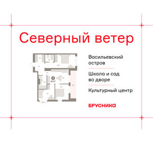 Квартира 85,3 м², 3-комнатная - изображение 1