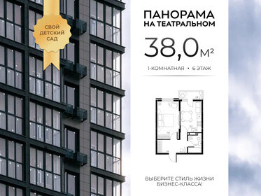 Квартира 38 м², 1-комнатная - изображение 1
