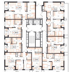 Квартира 64,7 м², 1-комнатная - изображение 2