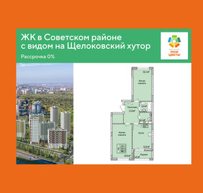 Квартира 66,1 м², 2-комнатная - изображение 1