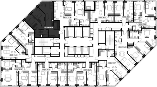 Квартира 77,1 м², 2-комнатная - изображение 3