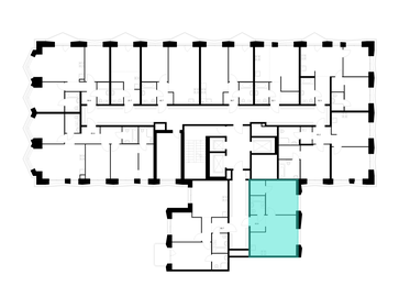 Квартира 43,8 м², 1-комнатная - изображение 2