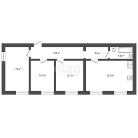 Квартира 86,6 м², 3-комнатная - изображение 1