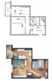 Квартира 64,2 м², 2-комнатная - изображение 1