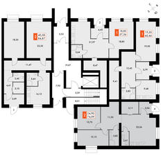 Квартира 73,9 м², 3-комнатная - изображение 3