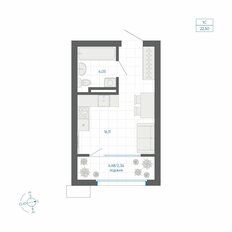 Квартира 22,5 м², студия - изображение 2