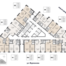 Квартира 82 м², 2-комнатная - изображение 3