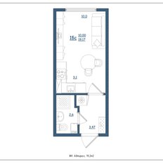 Квартира 19,2 м², студия - изображение 2
