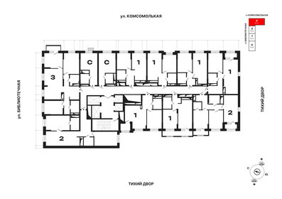 Квартира 44,3 м², 1-комнатная - изображение 2