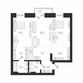Квартира 77,6 м², 3-комнатная - изображение 1