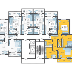 Квартира 81,6 м², 3-комнатная - изображение 2