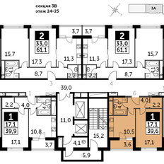 Квартира 39,6 м², 1-комнатная - изображение 2