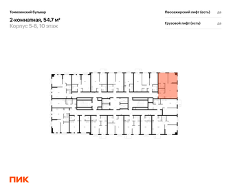 Квартира 54,7 м², 2-комнатная - изображение 2
