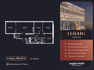 Квартира 181,9 м², 4-комнатная - изображение 1